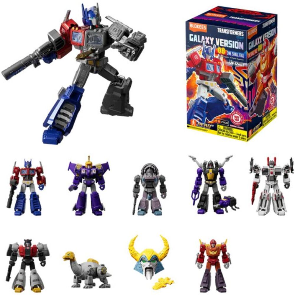 Blokees - Transformers - Galaxy Version - 08: One Shall Fall Model Kit 9ct